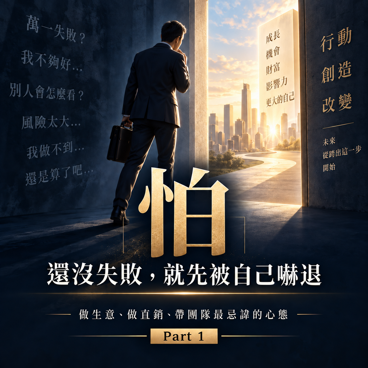 Part 1 怕:還沒失敗就先被自己嚇退
