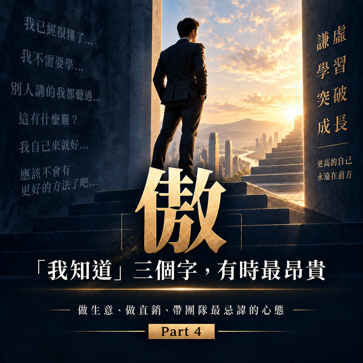 Part 4 傲:停止學習是退步的開始
