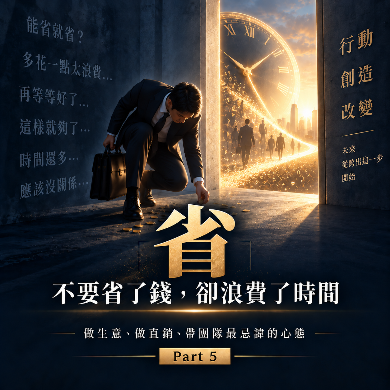 Part 5 省:以為省下成本可能反而浪費時間